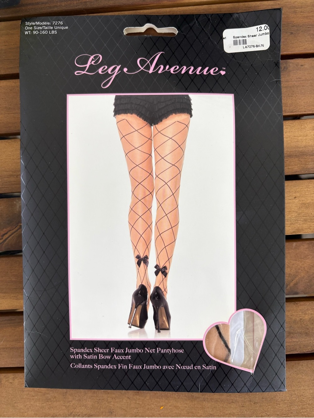 Leg Avenue Faux net sheer pantyhose